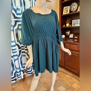 Free People Teal Green Flowing Swim Coverup really cute!